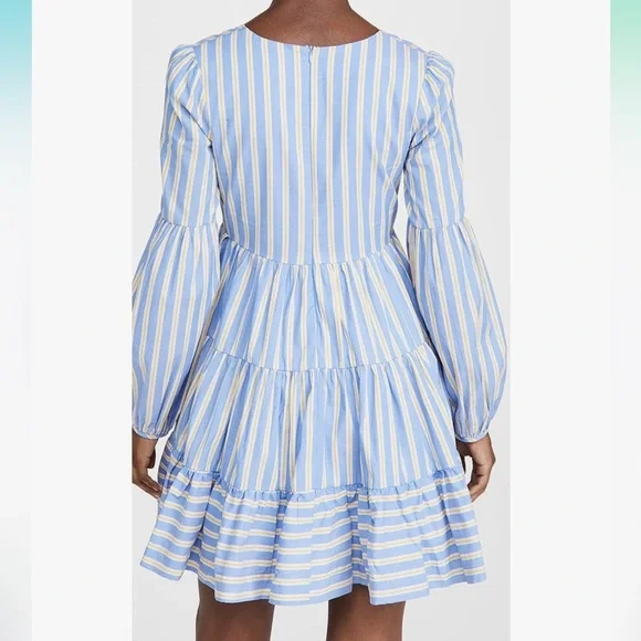 En Saison Women’s Striped Tiered Dress - Picture 2 of 5